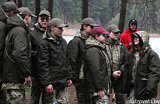 Полевые уроки для военно-патриотического клуба «Единство» прошли на Яновском водохранилище