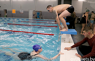 В СОК «Импульс» прошли первые соревнования по плаванию среди взрослых