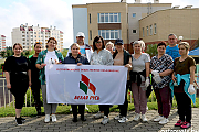 Районный субботник: на покраске ограждений 