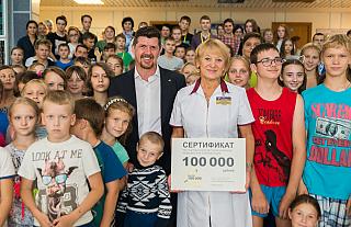 Белорусы победили в беговом вызове на 100 тыс. рублей для детей