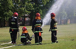 Команда «Файер» СШ №2 завоевала путёвку на областной слёт юных спасателей-пожарных