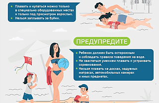 Безопасность на воде: не оставляйте детей без присмотра 