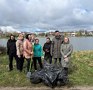 Банкиры за чистый город: хорошо поработали в субботник