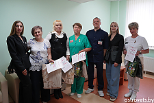 Почётных доноров чествовали в Островецкой ЦРКБ