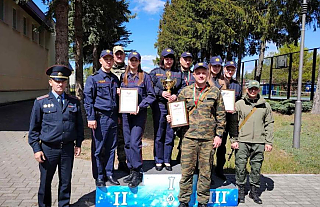 Команда Островецкого РОВД заняла 2-е место на областном чемпионате по стрельбе из табельного оружия
