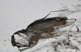 Информация о состоянии ледового покрытия на водоёмах Островетчины на 6 февраля