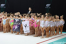 Сегодня в СОК "Импульс" проходит Всебелорусский фестиваль и турнир по эстетической групповой гимнастике "Аиста-2026"