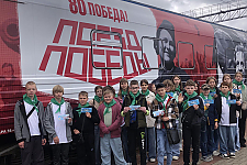 Павел Емельян о посещении «Поезда Победы»