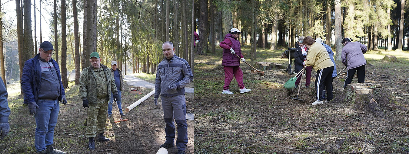 Чистый лес и босоногая тропа: как на республиканском субботнике наводили порядок в лесопарке