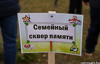 Семейный сквер памяти заложили в Михалишках
