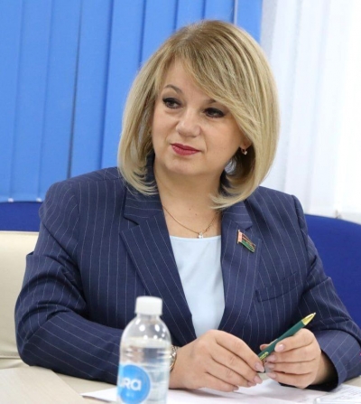 Член Постоянной комиссии Совета Республики Национального собрания Республики Беларусь по законодательству и государственному строительству Людмила Сапего